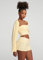 Ribbed Knit Shrug