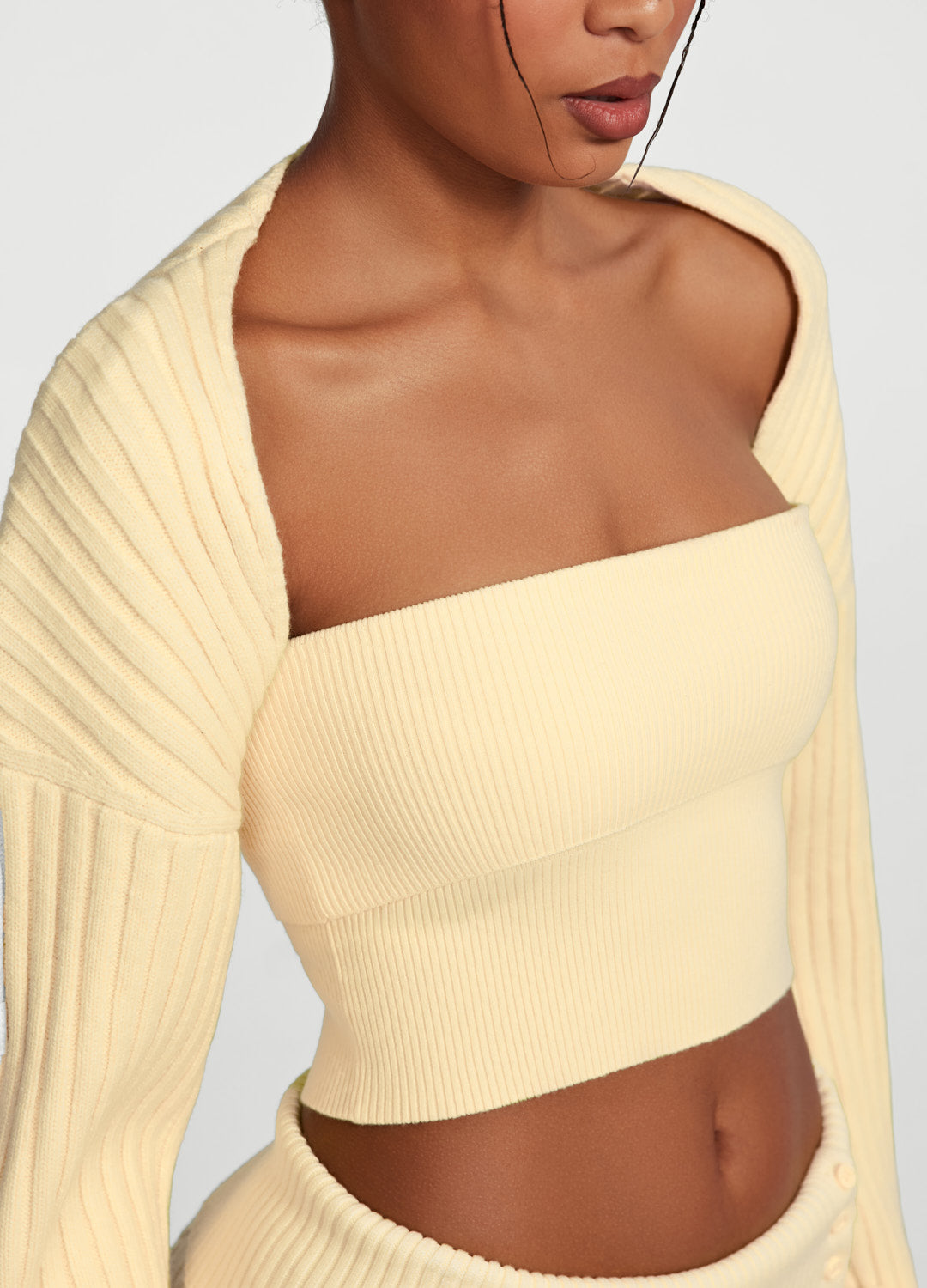 Ribbed Knit Shrug
