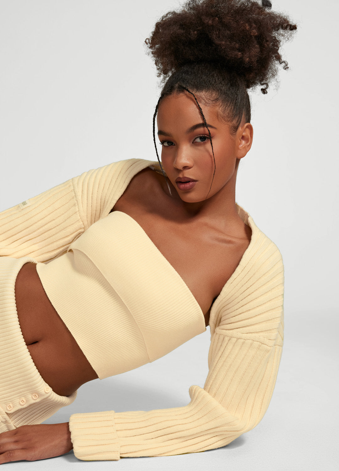 Ribbed Knit Shrug