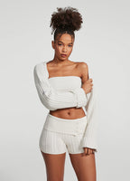 Ribbed Knit Shrug