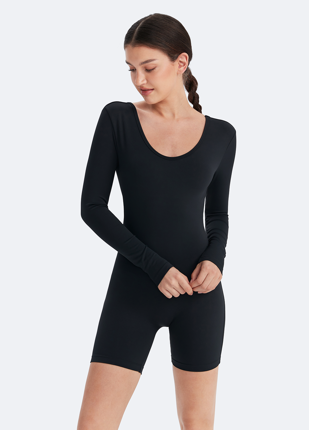 U-back Long Sleeve Bodysuit