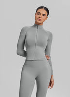 Ultrasculpt Longline Full Zipper Seamless Breathable Warm…