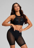 Sculpt Sheer Biker Shorts