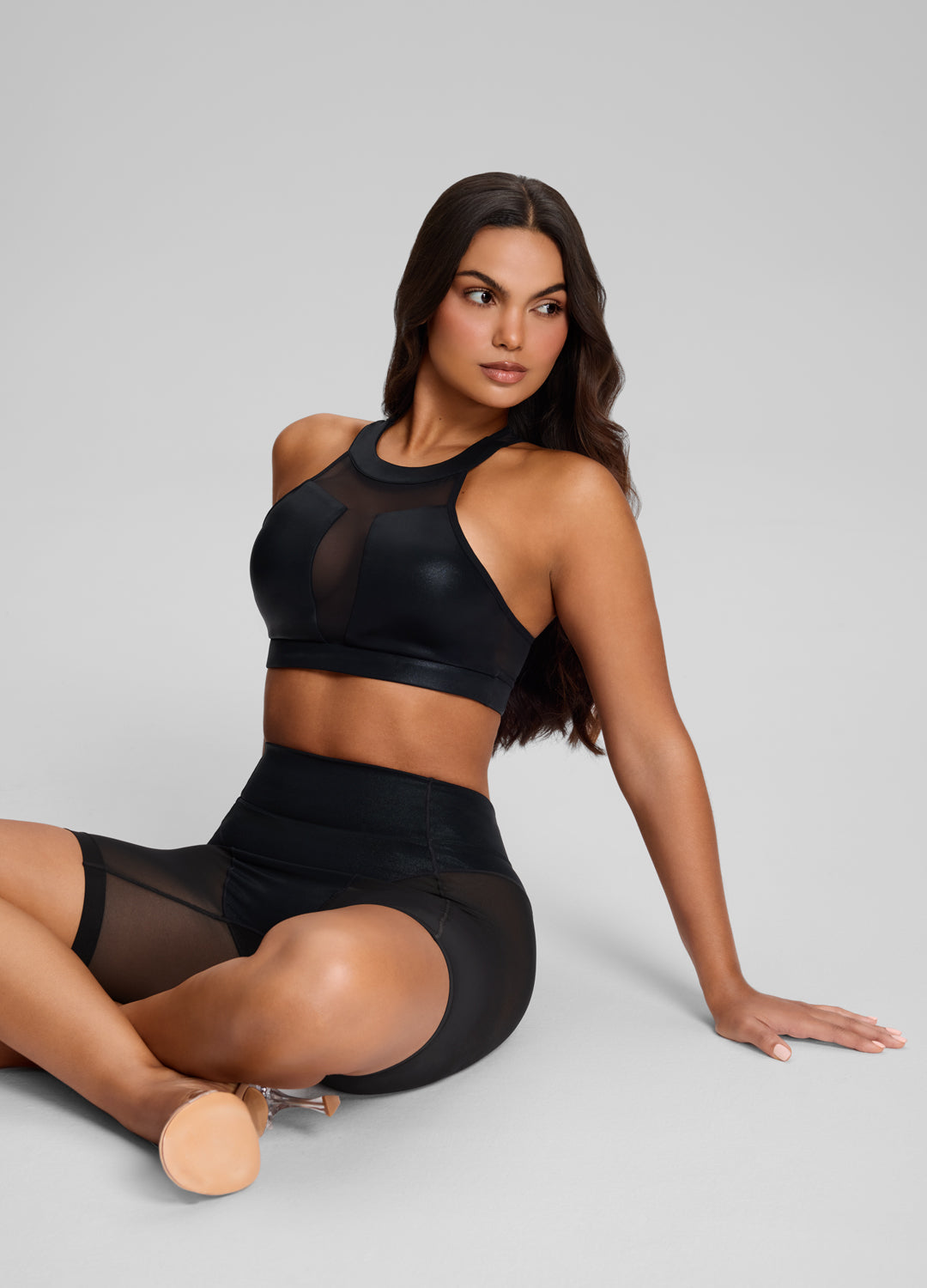 Sculpt High-Neck Top