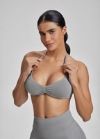 Ultrasculpt Halterneck Backless Strappy Functional Twill K…