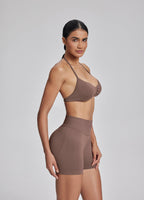 Ultrasculpt Halterneck Backless Strappy Functional Twill K…