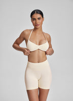 Ultrasculpt Halterneck Backless Strappy Functional Twill K…