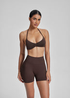 Ultrasculpt Halterneck Backless Strappy Functional Twill K…