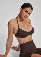 Ultrasculpt Halterneck Backless Strappy Functional Twill K…