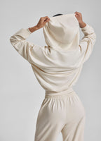 Relaxed Oversized Full Zipper Kangaroo Pockets Soft Hoodie