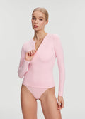Quarter Zip Long Sleeve Top