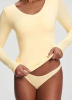 V-Neck Long Sleeve Top