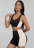 Two-Tone Contour Bra Top