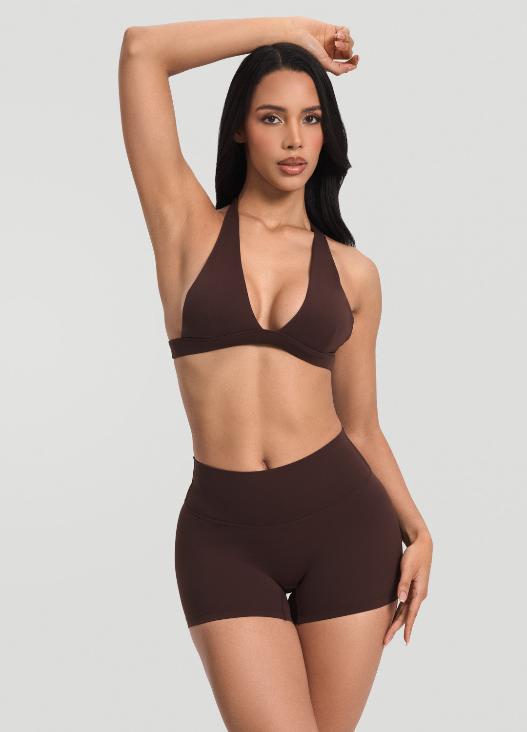 Plunge Neck Bra Top