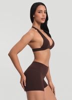 Plunge Neck Bra Top
