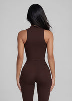 Sculpt Zip Crop Vest