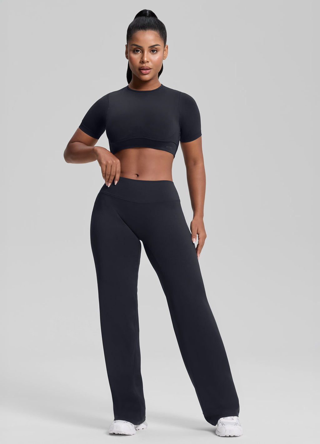 Straight Leg Flowy Stretchy Soft Sweat-Wicking Bottoms