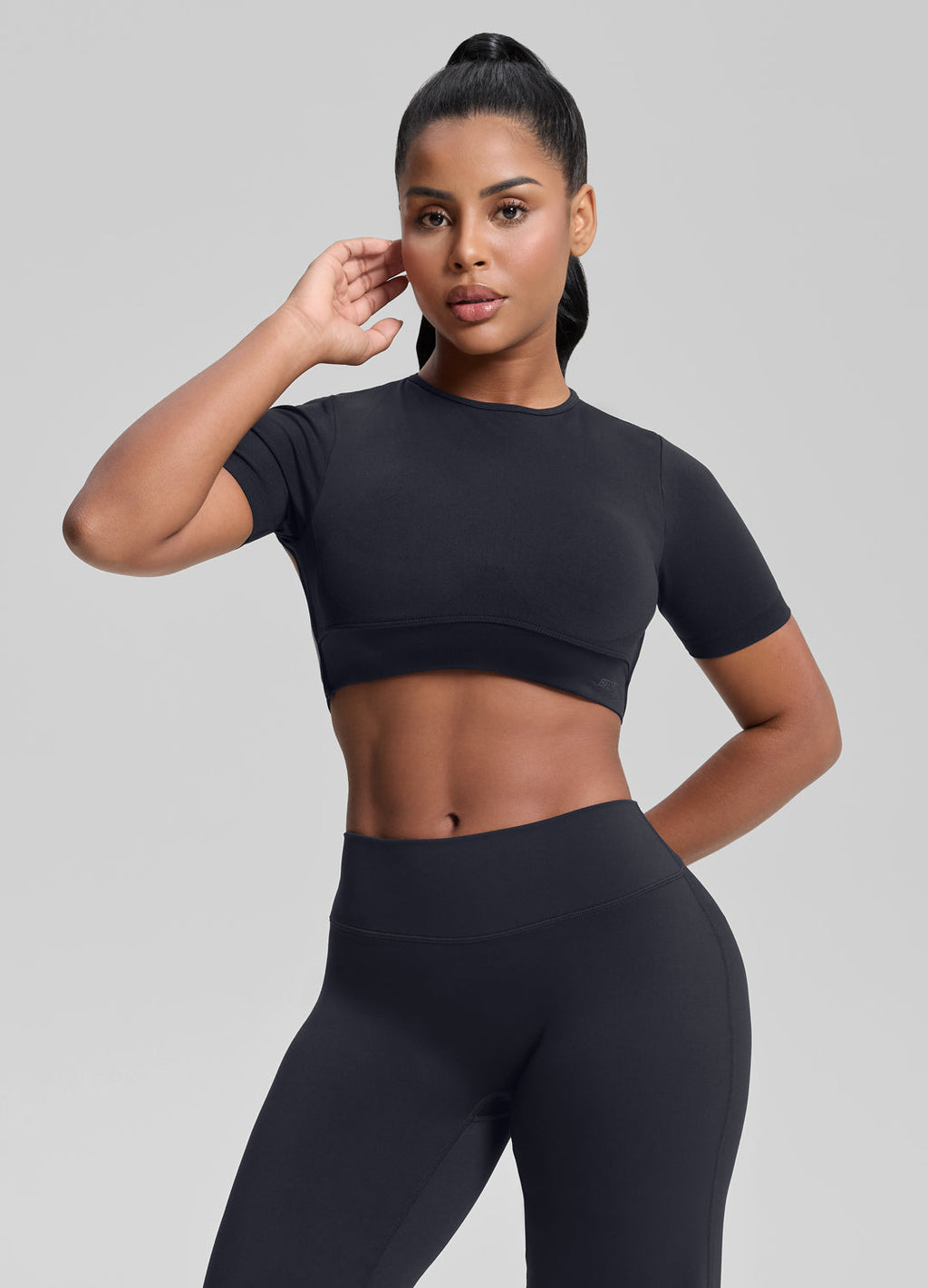 Ultrasculpt Crew Neckline Backless Removable Bra Cups Seam…