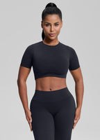 Ultrasculpt Crew Neckline Backless Removable Bra Cups Seam…