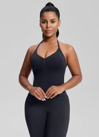 Ultrasculpt Longline Halterneck Form-Fitting Built-in Bra…