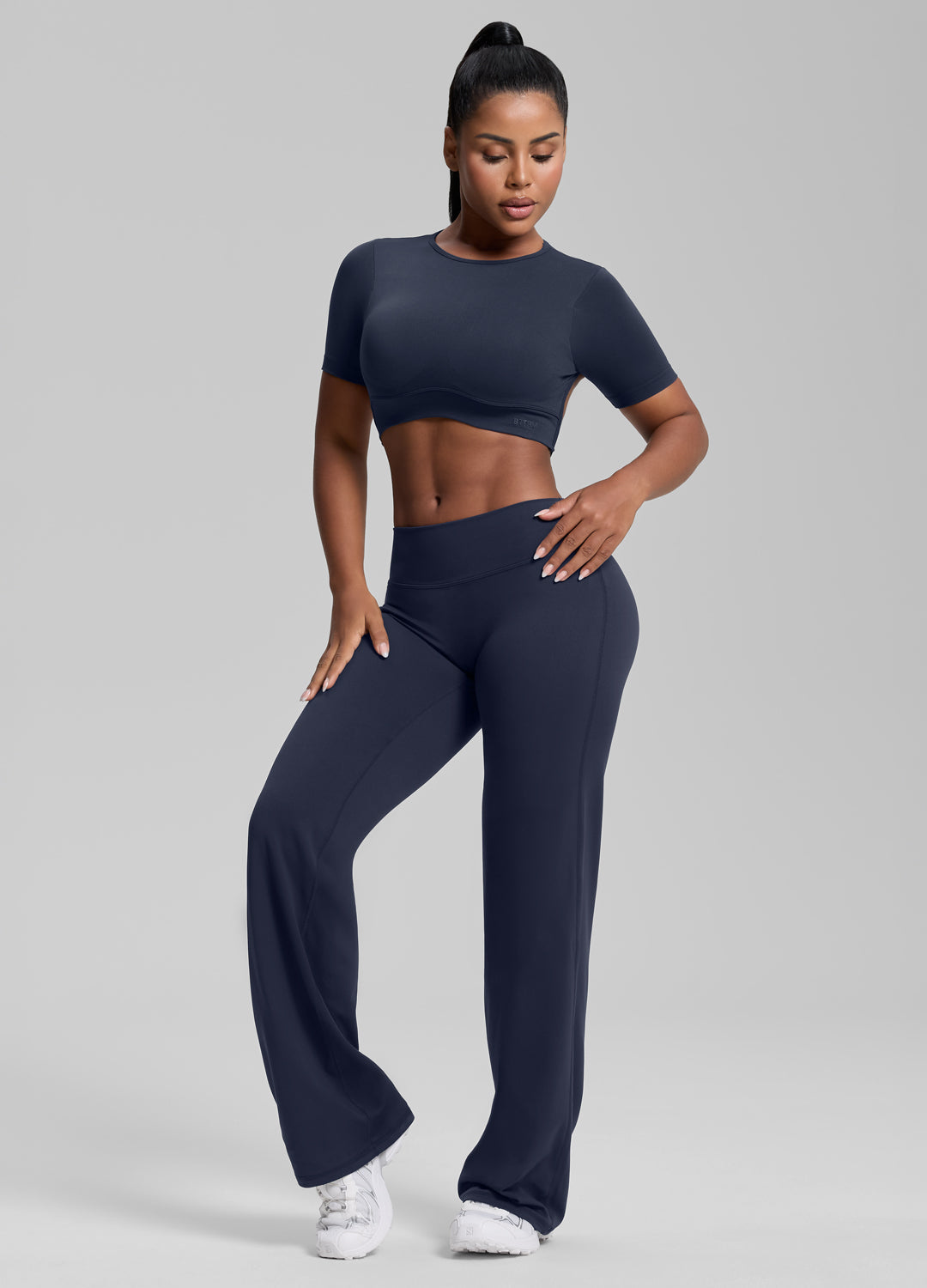 Straight Leg Flowy Stretchy Soft Sweat-Wicking Bottoms