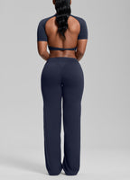 Straight Leg Flowy Stretchy Soft Sweat-Wicking Bottoms