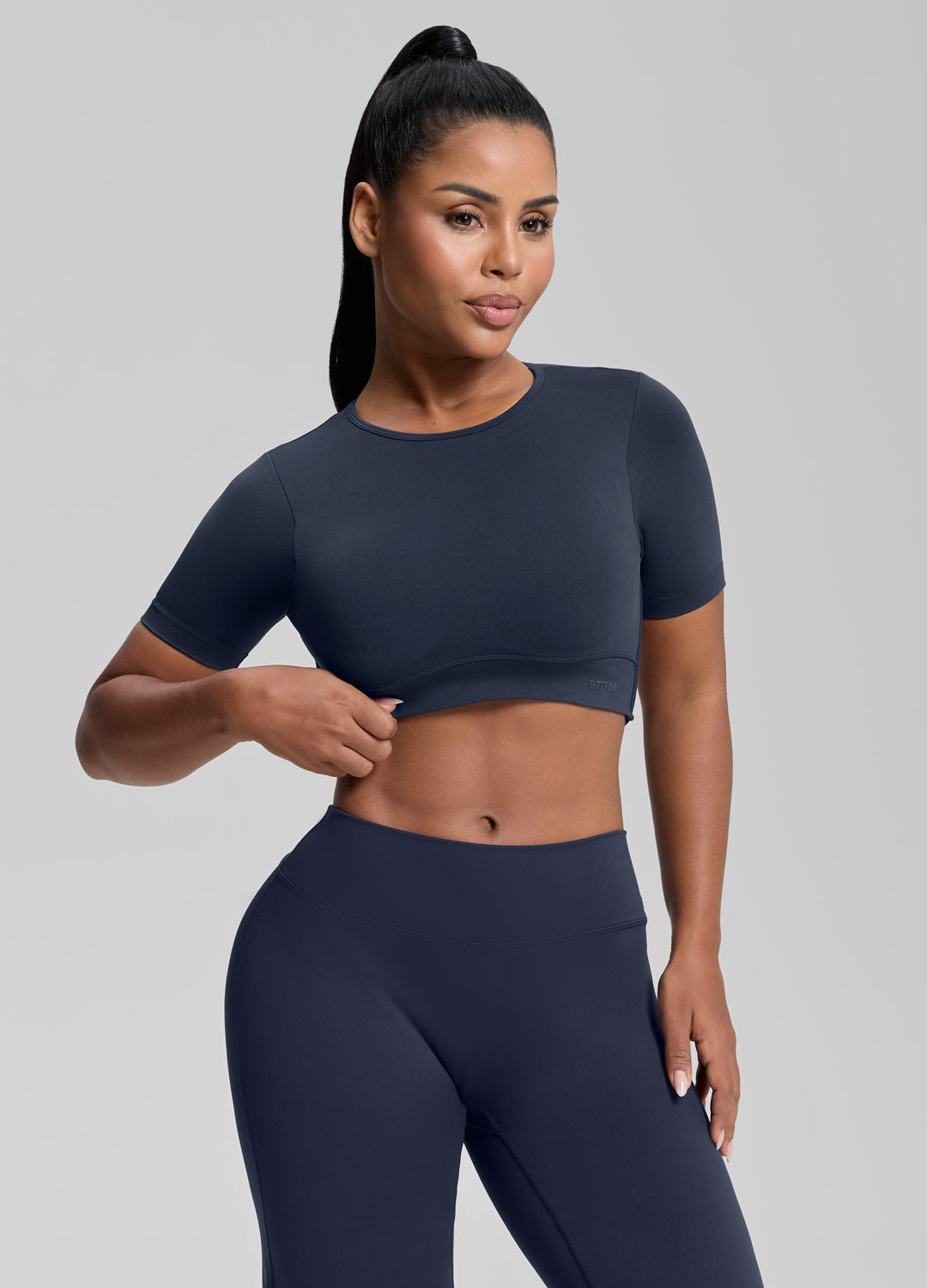 Ultrasculpt Crew Neckline Backless Removable Bra Cups Seam…