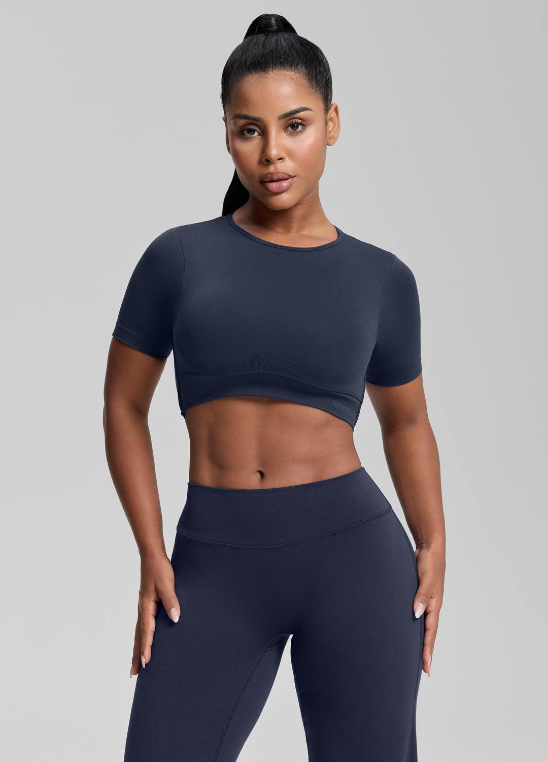 Ultrasculpt Crew Neckline Backless Removable Bra Cups Seam…
