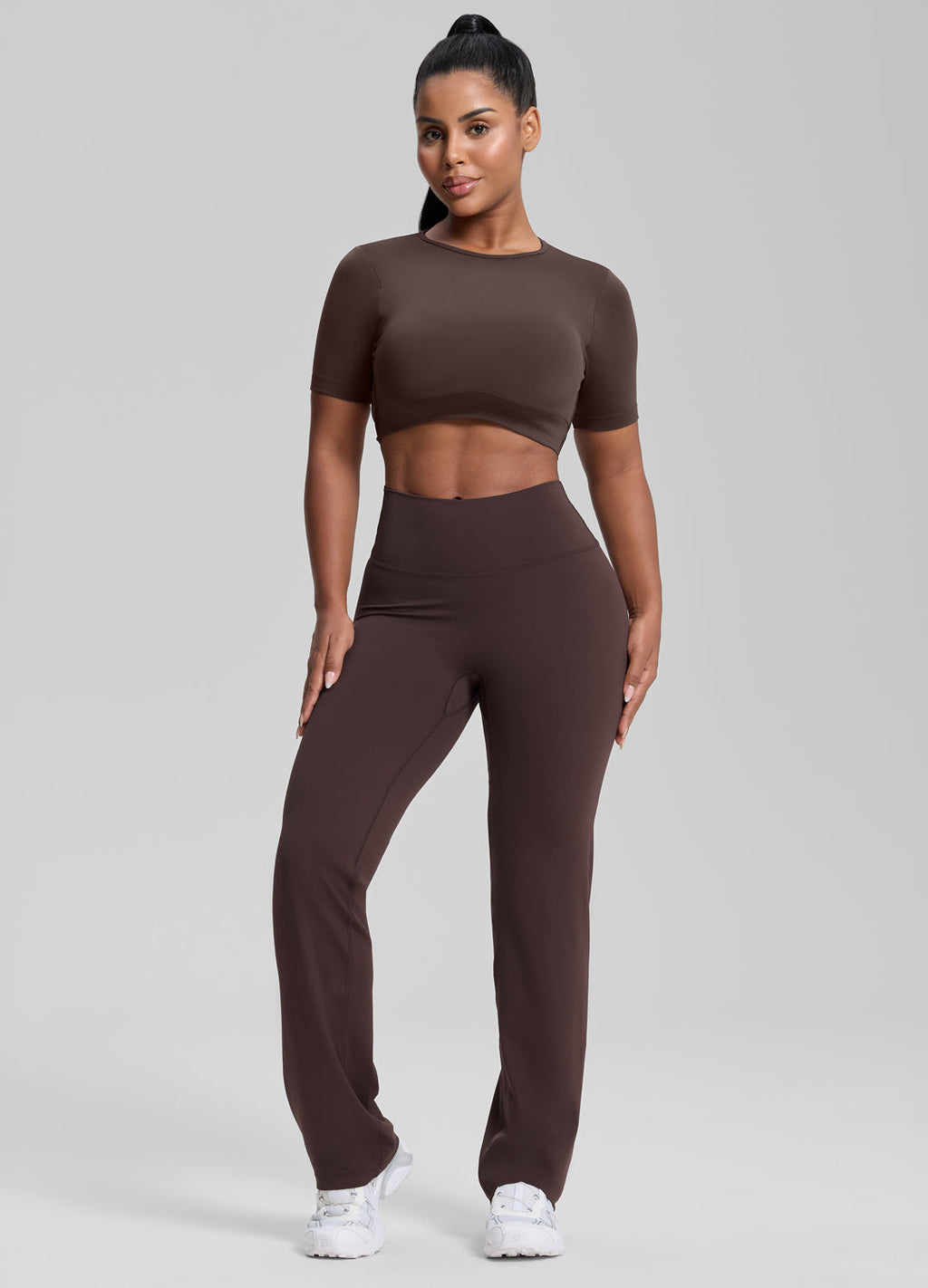 Straight Leg Flowy Stretchy Soft Sweat-Wicking Bottoms