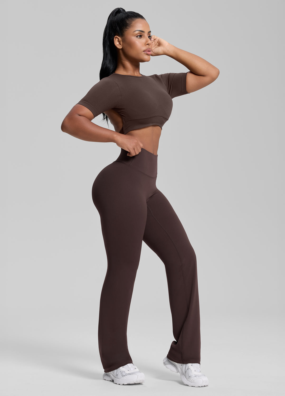 Straight Leg Flowy Stretchy Soft Sweat-Wicking Bottoms