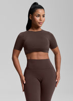 Ultrasculpt Crew Neckline Backless Removable Bra Cups Seam…
