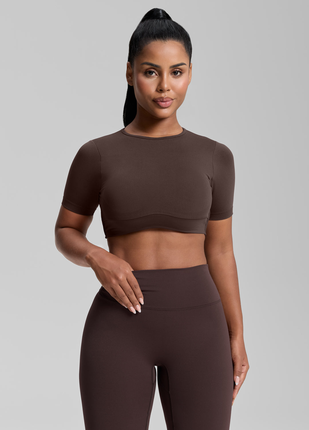 Ultrasculpt Crew Neckline Backless Removable Bra Cups Seam…
