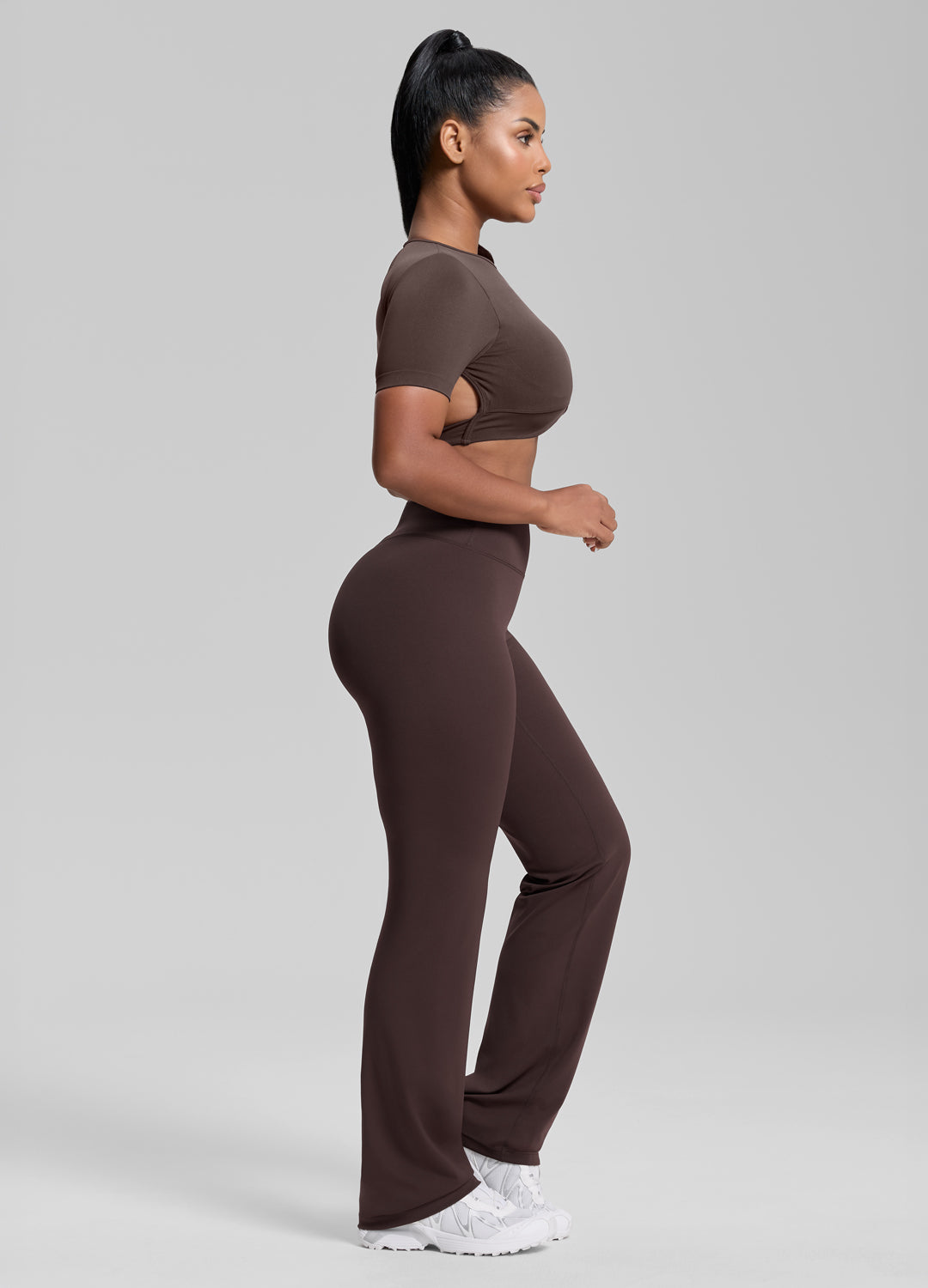 Ultrasculpt Crew Neckline Backless Removable Bra Cups Seam…