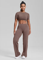 Straight Leg Flowy Stretchy Soft Sweat-Wicking Bottoms
