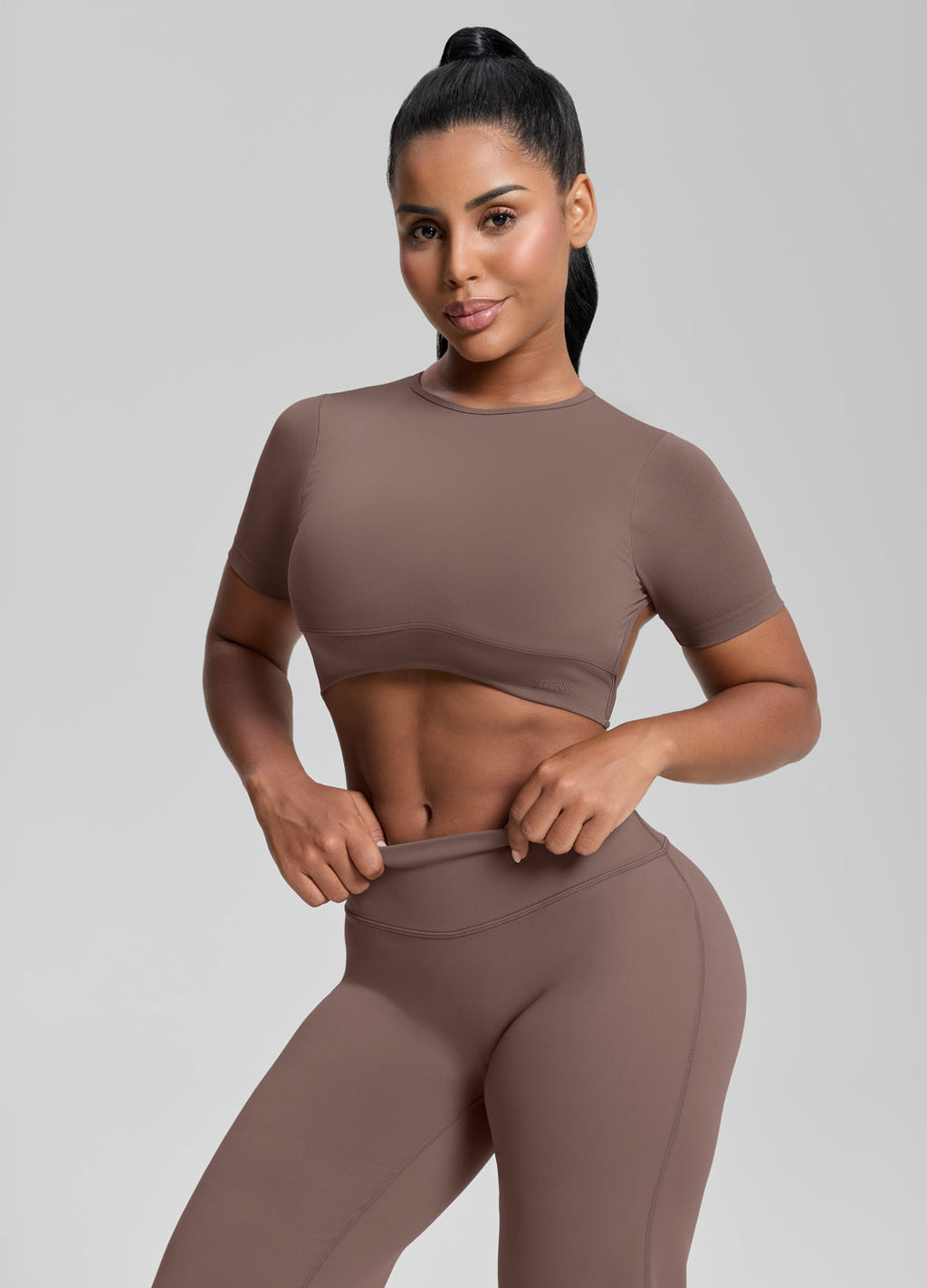 Ultrasculpt Crew Neckline Backless Removable Bra Cups Seam…