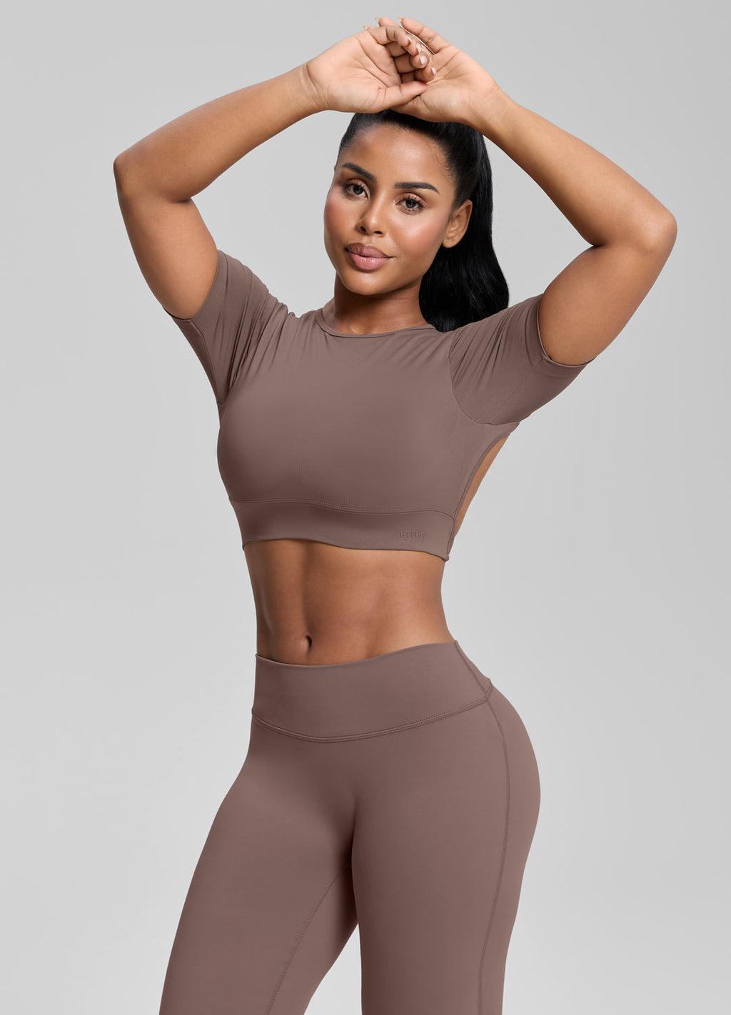 Ultrasculpt Crew Neckline Backless Removable Bra Cups Seam…