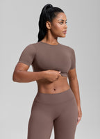 Ultrasculpt Crew Neckline Backless Removable Bra Cups Seam…