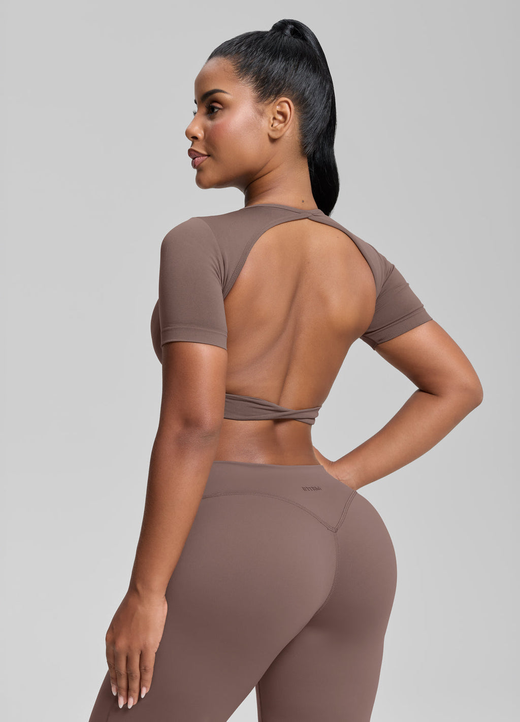 Ultrasculpt Crew Neckline Backless Removable Bra Cups Seam…