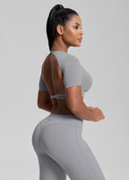 Ultrasculpt Crew Neckline Backless Removable Bra Cups Seam…