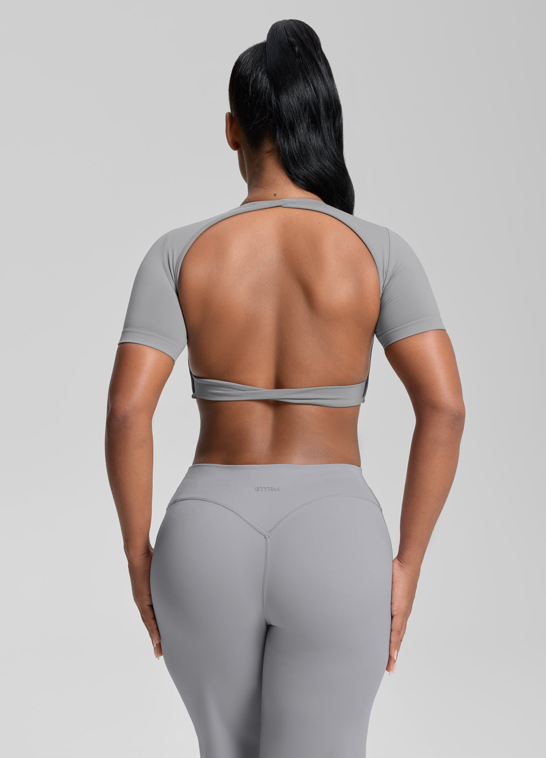 Ultrasculpt Crew Neckline Backless Removable Bra Cups Seam…