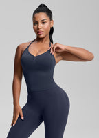 Ultrasculpt Longline Halterneck Form-Fitting Built-in Bra…