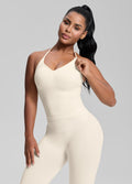 Ultrasculpt Longline Halterneck Form-Fitting Built-in Bra…