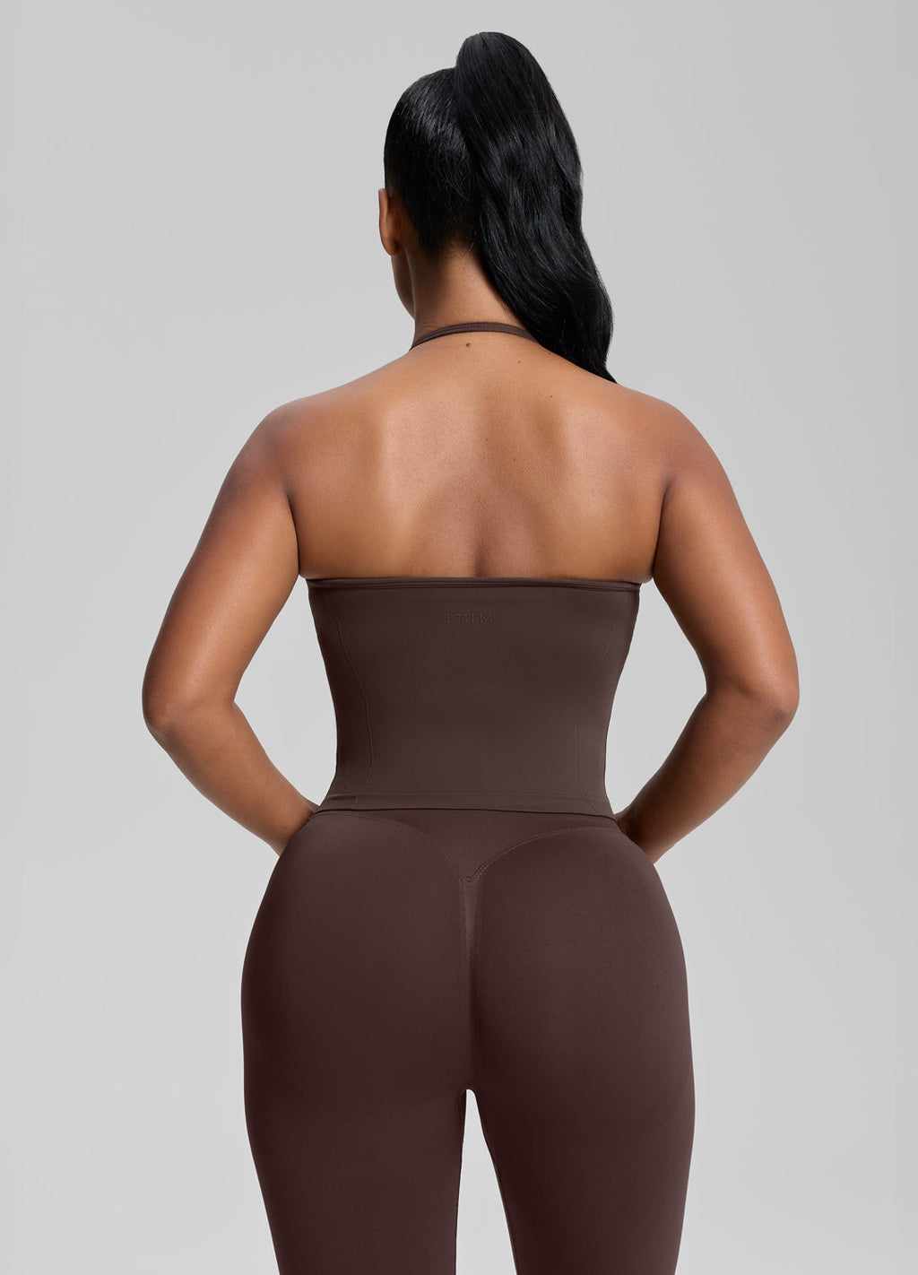 Ultrasculpt Longline Halterneck Form-Fitting Built-in Bra…