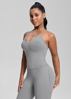 Ultrasculpt Longline Halterneck Form-Fitting Built-in Bra…