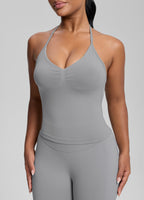 Ultrasculpt Longline Halterneck Form-Fitting Built-in Bra…