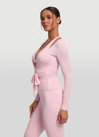 Seamless Pilates Wrap Top