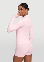 Sleek Zip-Up Long Sleeve Jacket