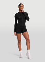 Sleek Zip-Up Long Sleeve Jacket