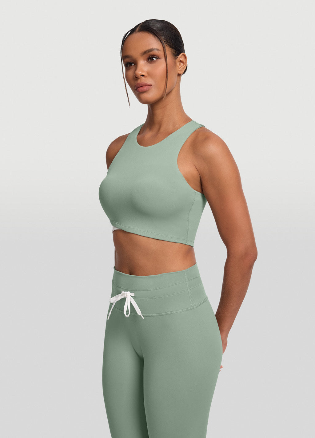 Two-Tone Crop Top