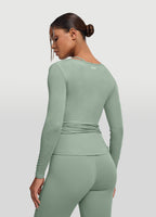 Seamless Pilates Wrap Top